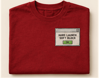Hard launch / soft block product mock
