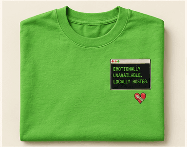 Emotionally unavailable. Locally hosted. product mock