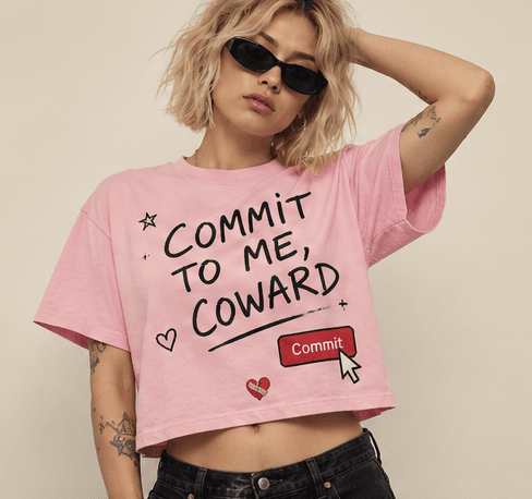 Commit to me, coward concept model render