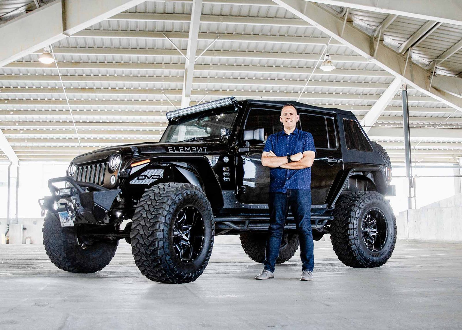 Jake Hamann — With the Jeep